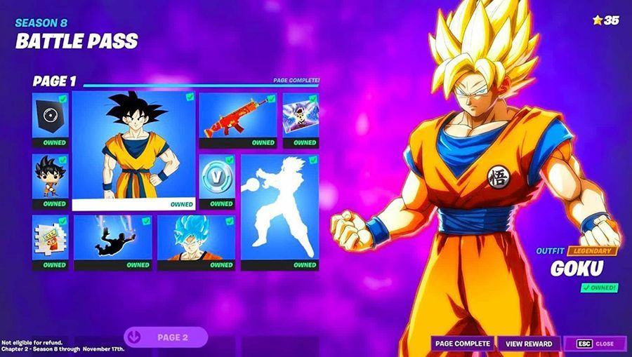 Goku-in-Fortnite_hotgamevr.com