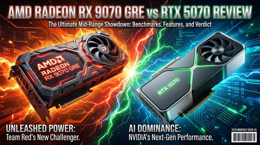 AMD Radeon RX 9070 GRE vs RTX 5070