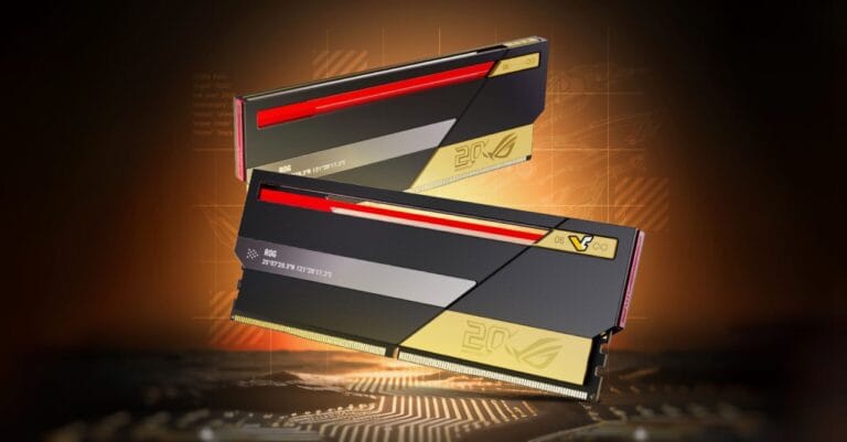 High resolution product overview of Asus DDR5 48GB RAM