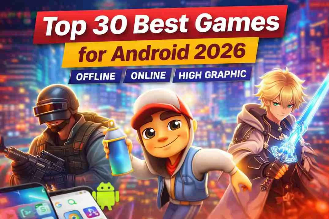 High resolution product overview of best new Android games