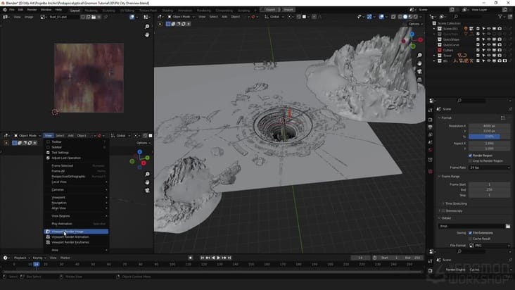High resolution product overview of Blender AI atmospheric effects