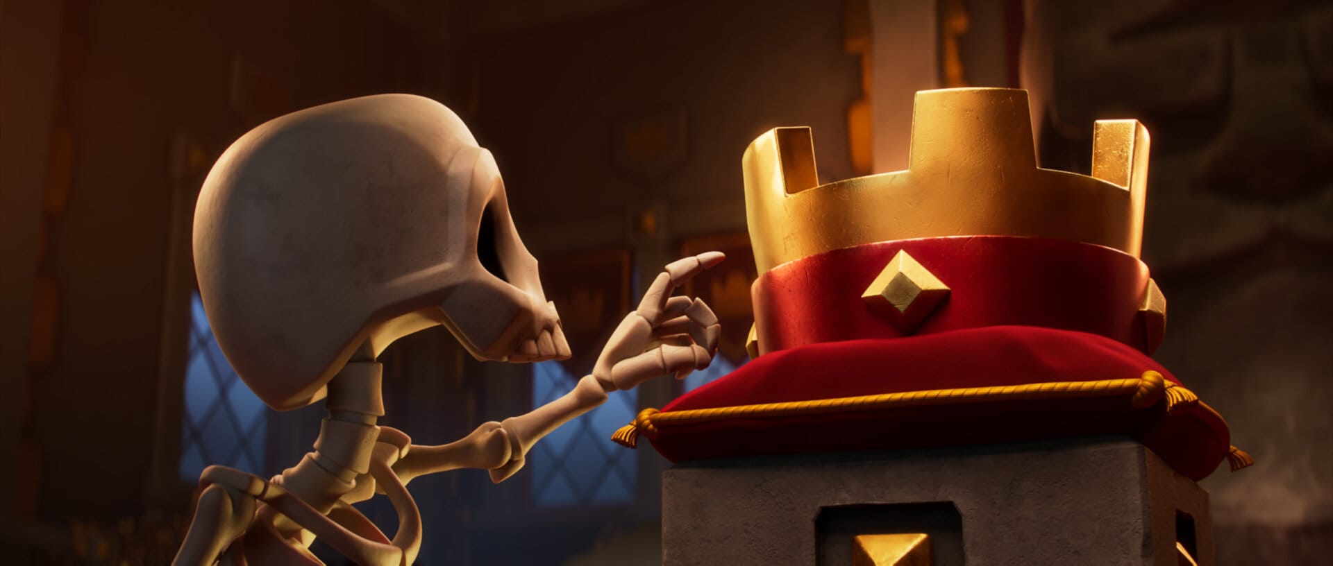 Hands-on close-up showing features of Clash Royale iOS short