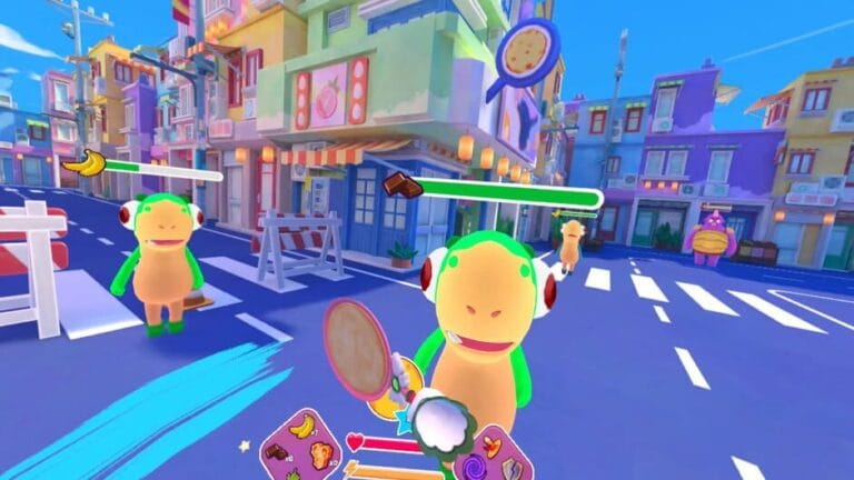 High resolution product overview of Crepe Master VR kids