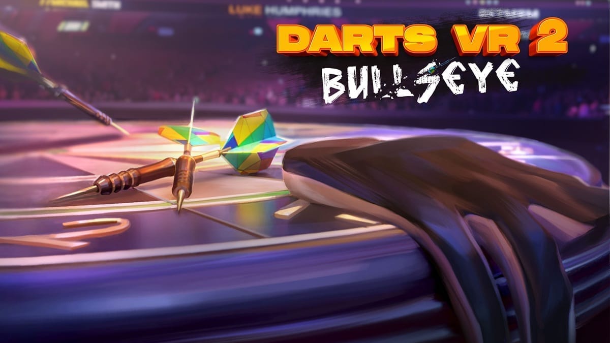 High resolution product overview of Darts VR2 Bullseye PSVR2
