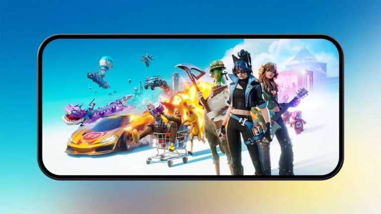 High resolution product overview of Fortnite iOS iPhone download