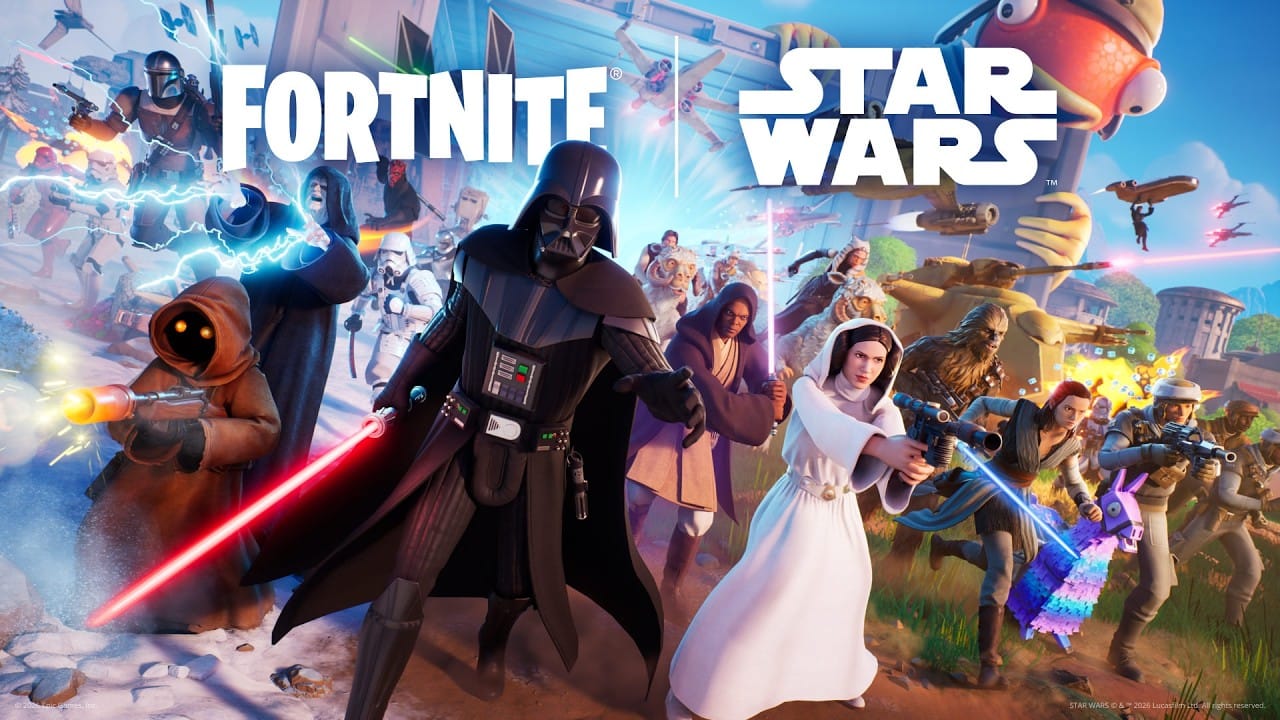 High resolution product overview of Fortnite iOS Star Wars