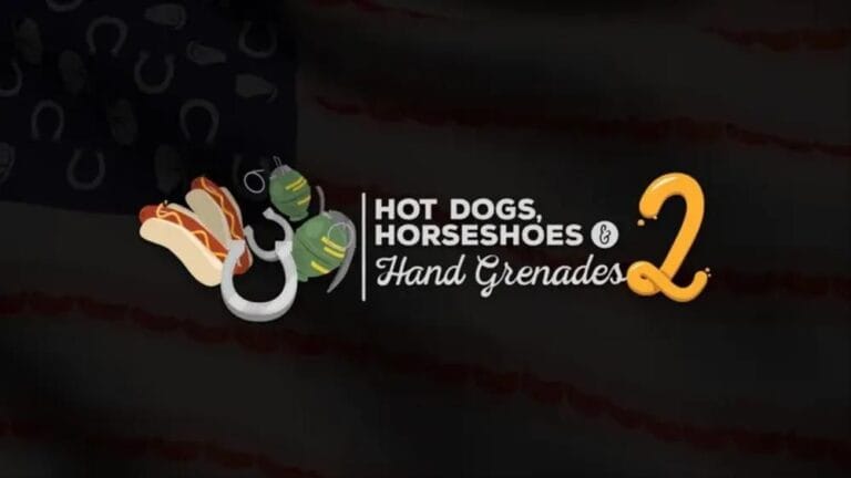 High resolution product overview of Hot Dogs Horseshoes Hand