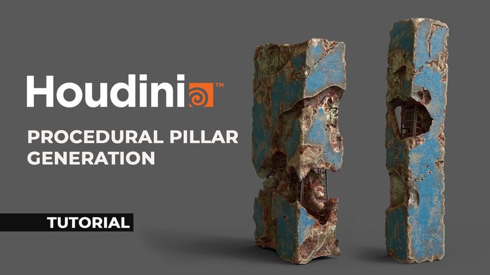 Hands-on close-up showing features of Houdini UE5 procedural generation