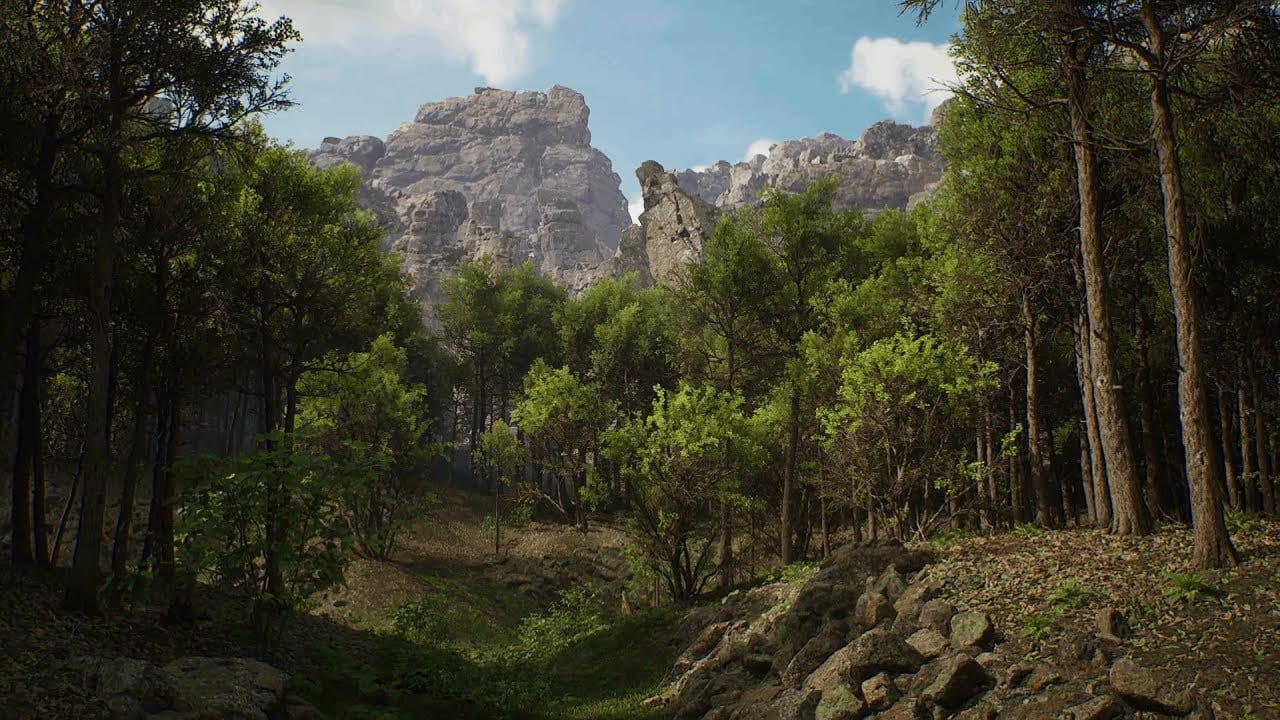 High resolution product overview of Houdini UE5 procedural generation