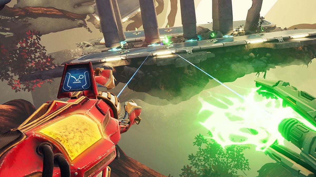Interlocked Puzzle Islands VR Review: A Meditative Masterpiece? Hands-on close-up showing features of Interlocked Puzzle Islands VR