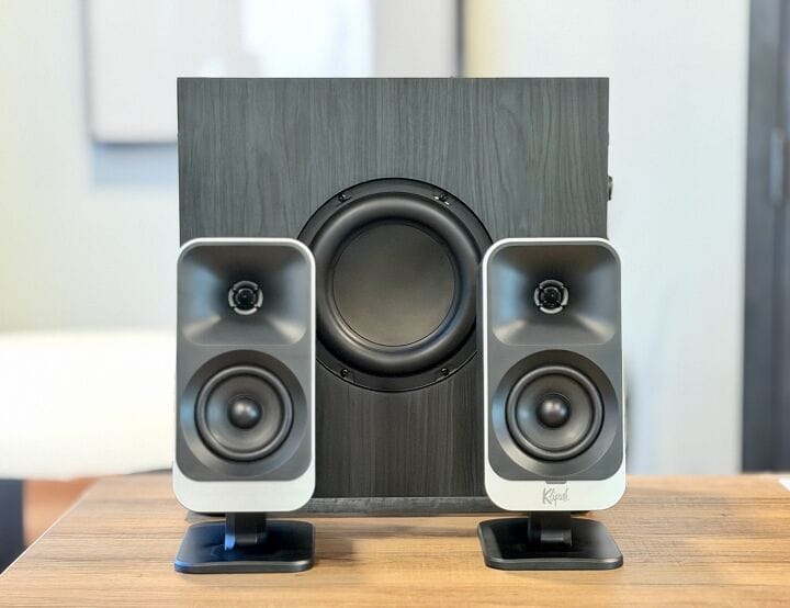 High resolution product overview of Klipsch Pro Media Lumina