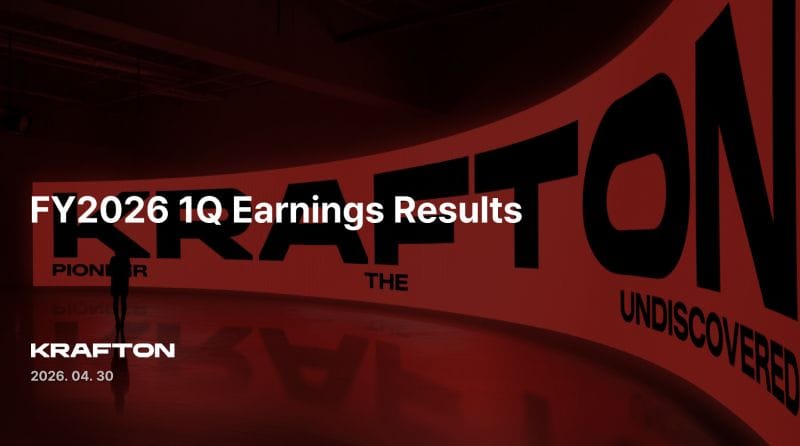 Hands-on close-up showing features of Krafton Q1 revenue growth