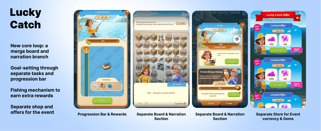 Hands-on close-up showing features of Merge Mansion Android update