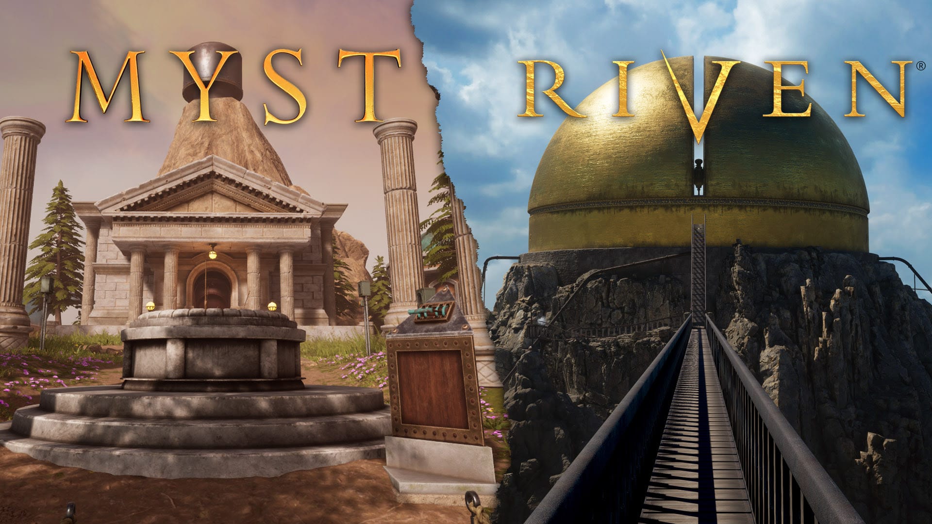 Hands-on close-up showing features of Myst Riven remakes PSVR2