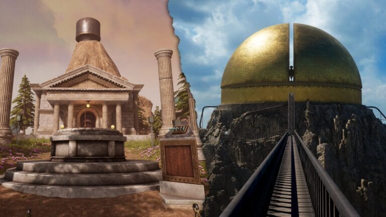 High resolution product overview of Myst Riven remakes PSVR2