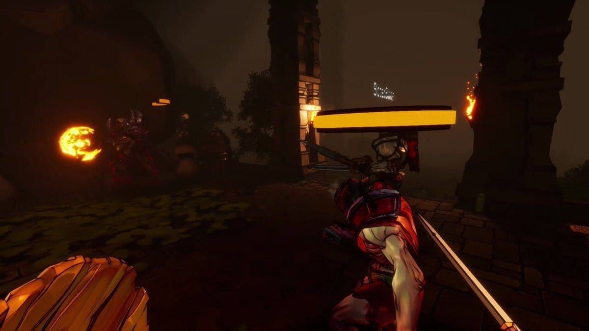 Hands-on close-up showing features of One More Delve VR