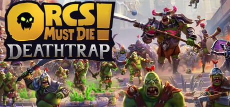 Hands-on close-up showing features of Orcs Must Die! By