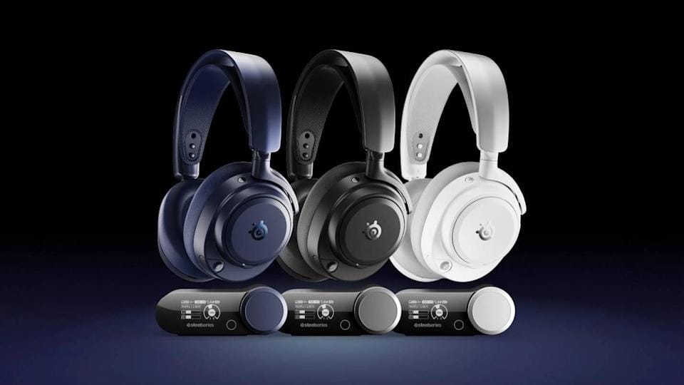 Hands-on close-up showing features of SteelSeries Arctis Nova Pro