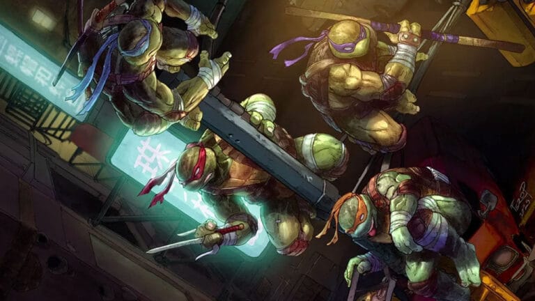 High resolution product overview of Teenage Mutant Ninja Turtles
