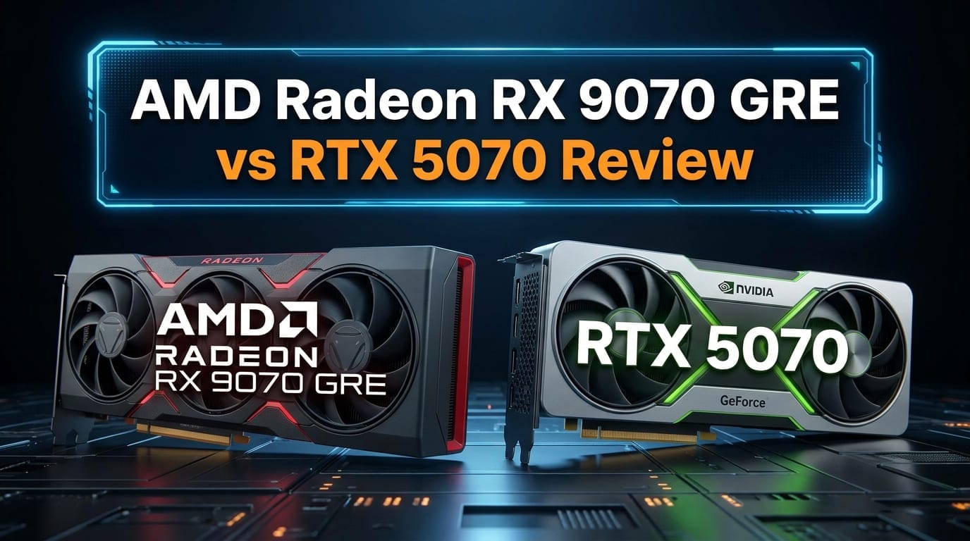AMD Radeon RX 9070 GRE vs RTX 5070 Review