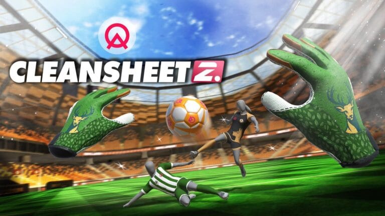 High resolution product overview of CleanSheet Soccer 2 PSVR2