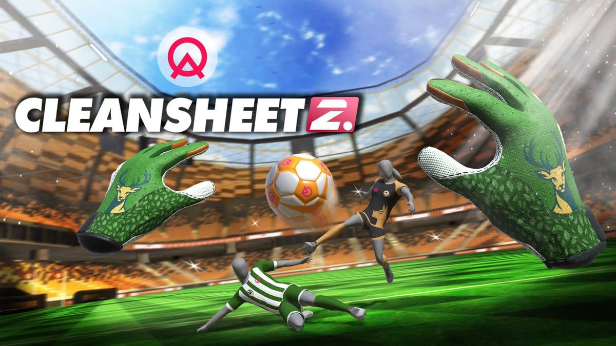 High resolution product overview of CleanSheet Soccer 2 PSVR2