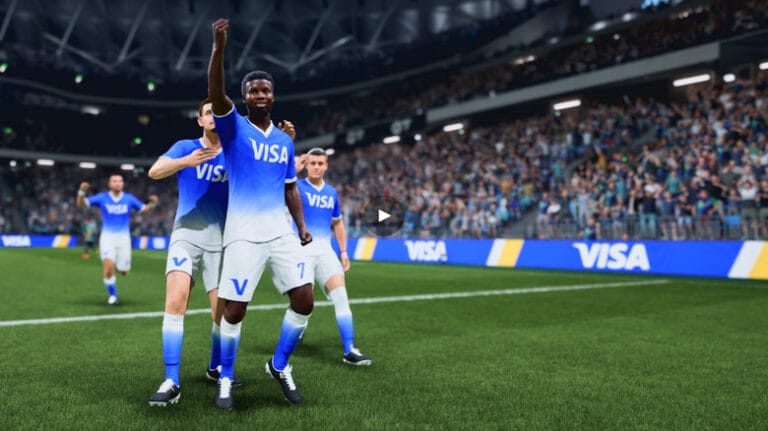 High resolution product overview of EA in-game advertising AI