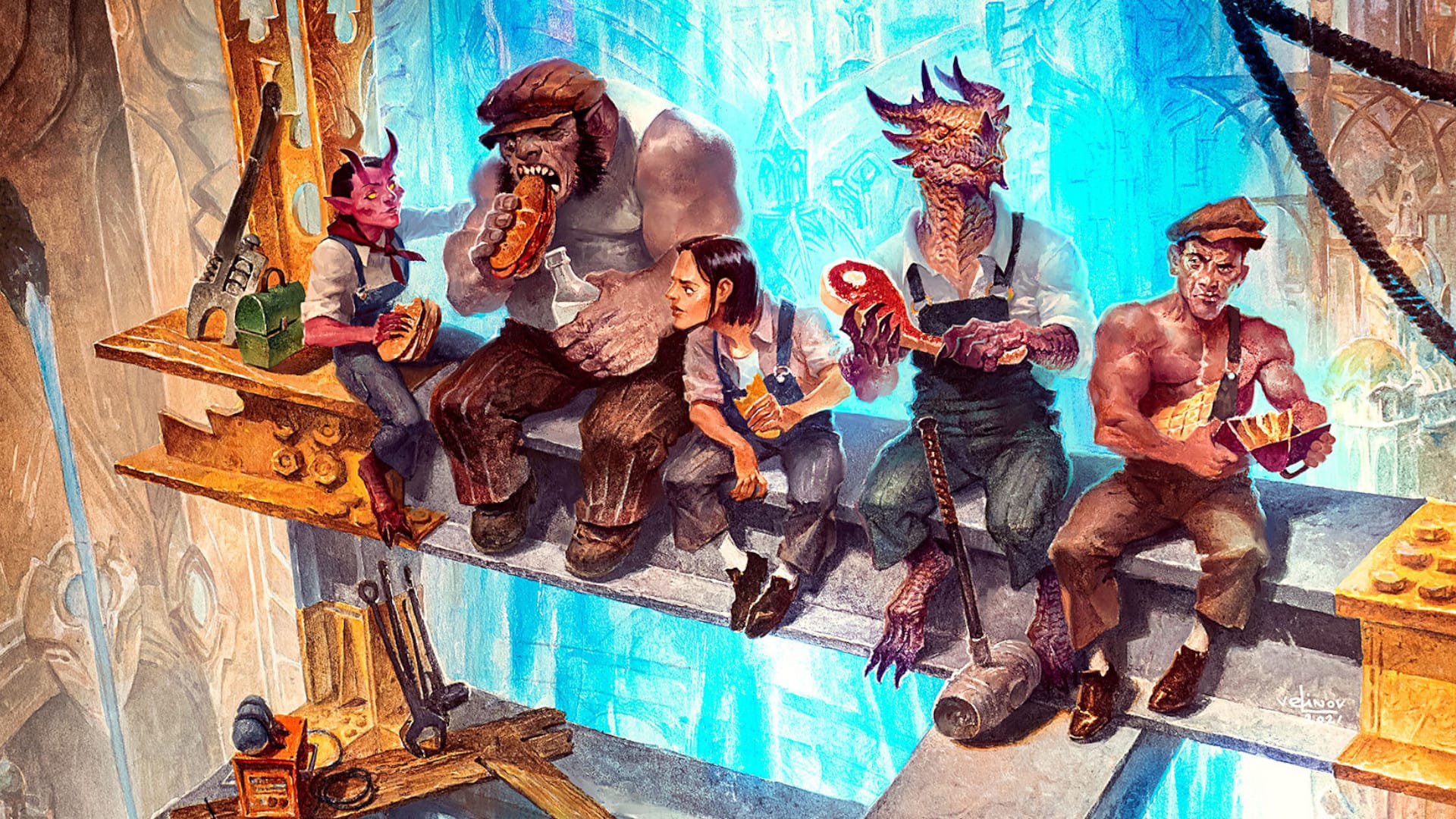 Hands-on close-up showing features of Magic The Gathering Arena