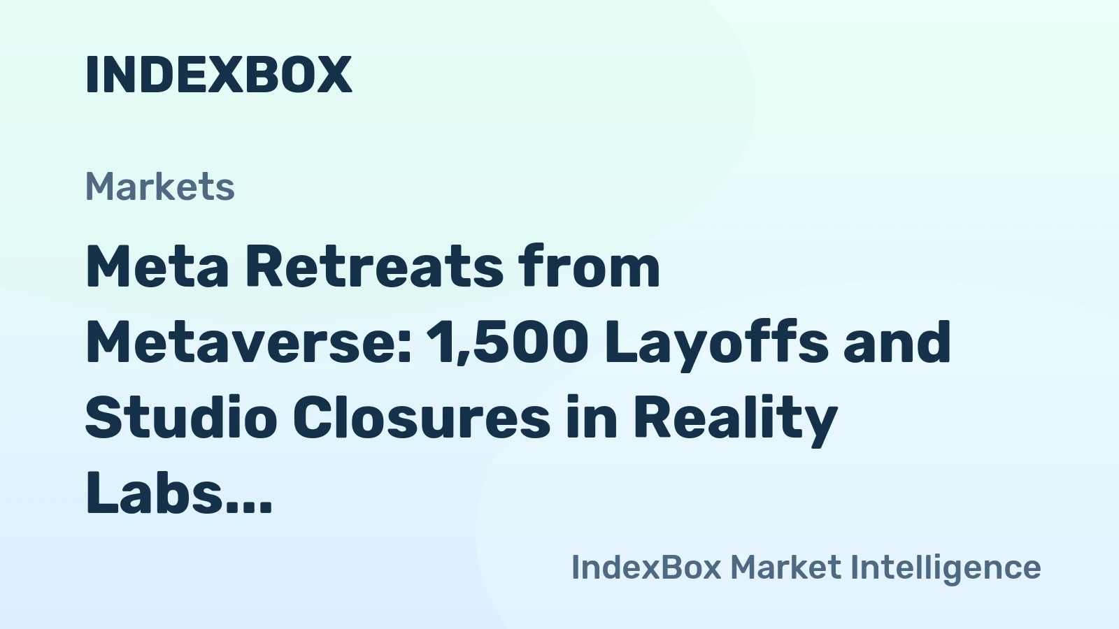 Hands-on close-up showing features of Metacore layoffs studio closures