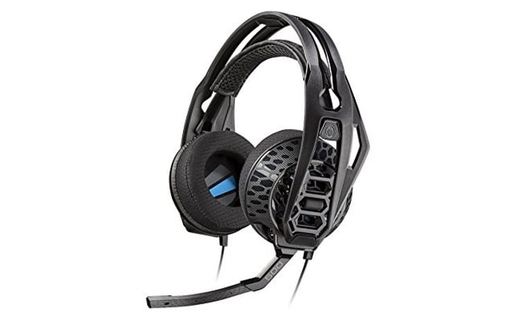 High resolution product overview of modular wired gaming headset