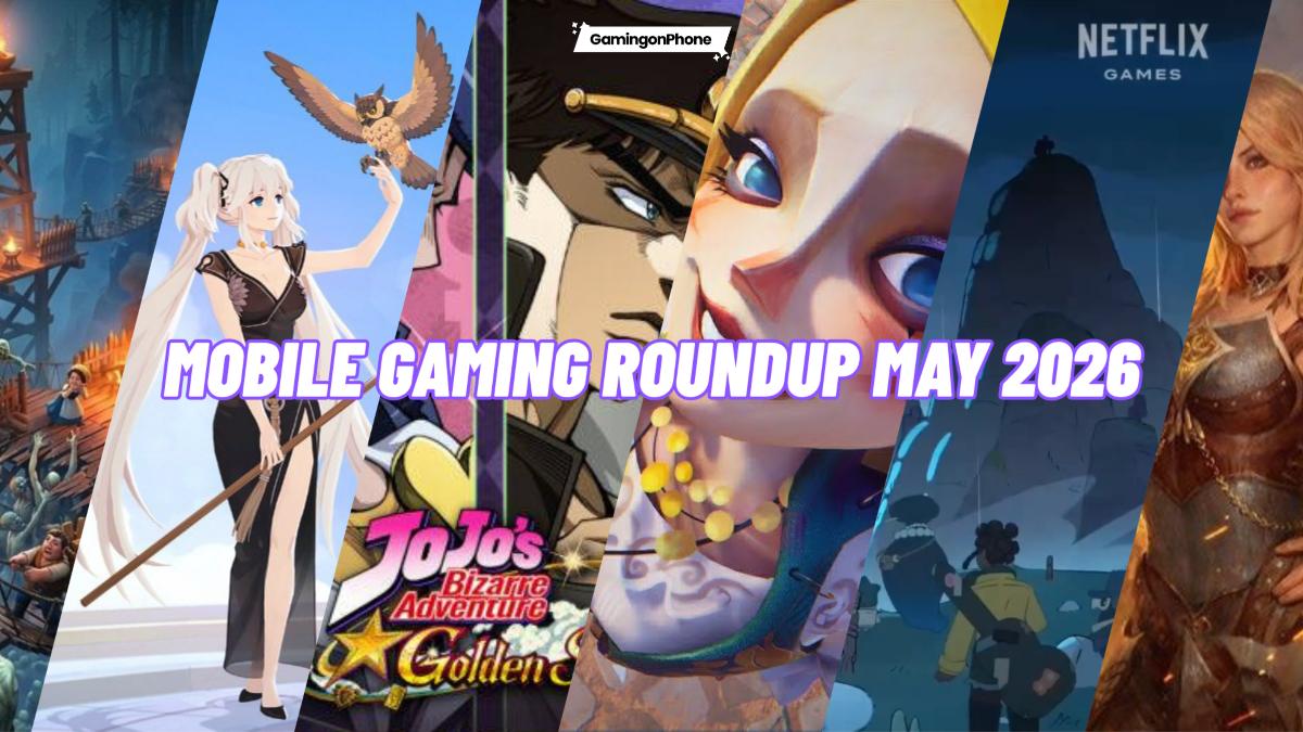 Hands-on close-up showing features of new iOS games roundup