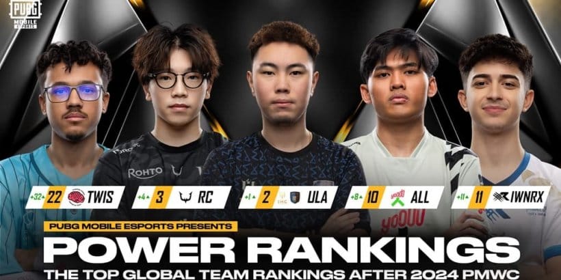 Hands-on close-up showing features of PUBG Mobile iOS esports