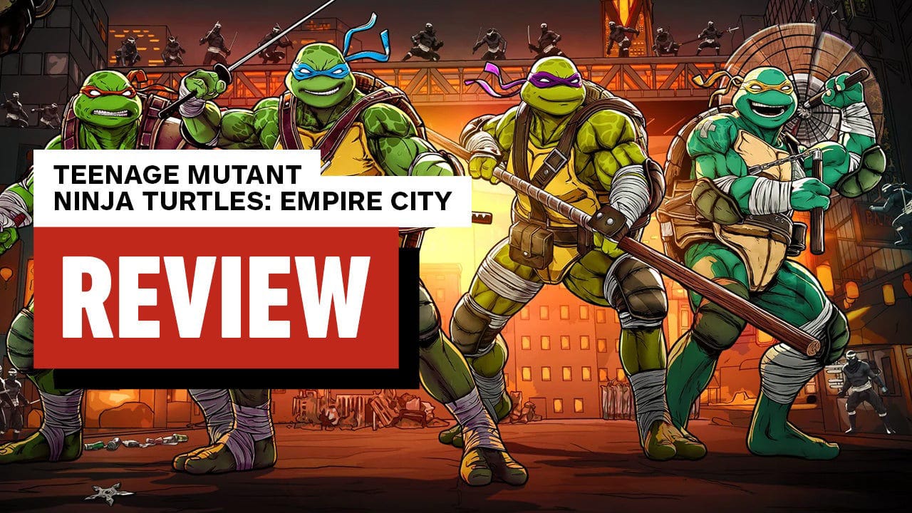 Hands-on close-up showing features of Teenage Mutant Ninja Turtles