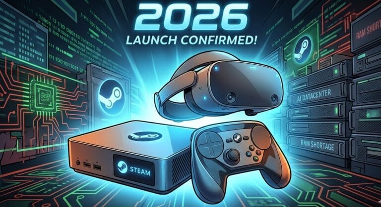 High resolution product overview of Valve Steam Machine AI