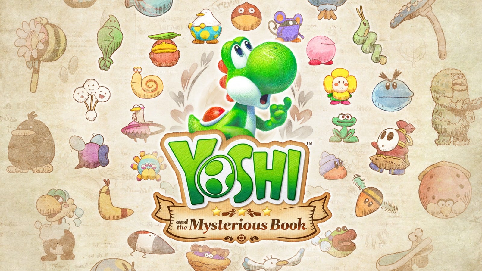 High resolution product overview of Yoshi and the Mysterious