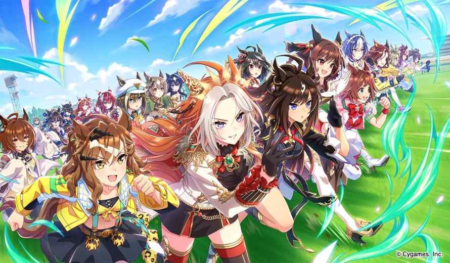 Hands-on close-up showing features of Umamusume Pretty Derby Android