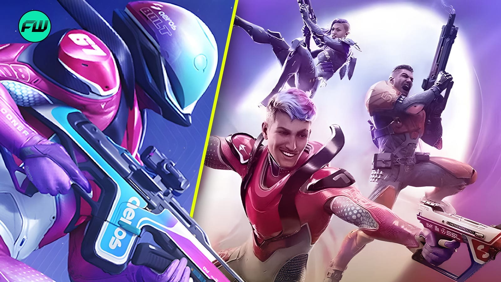 Hands-on close-up showing features of 1047 Games Splitgate cancellation
