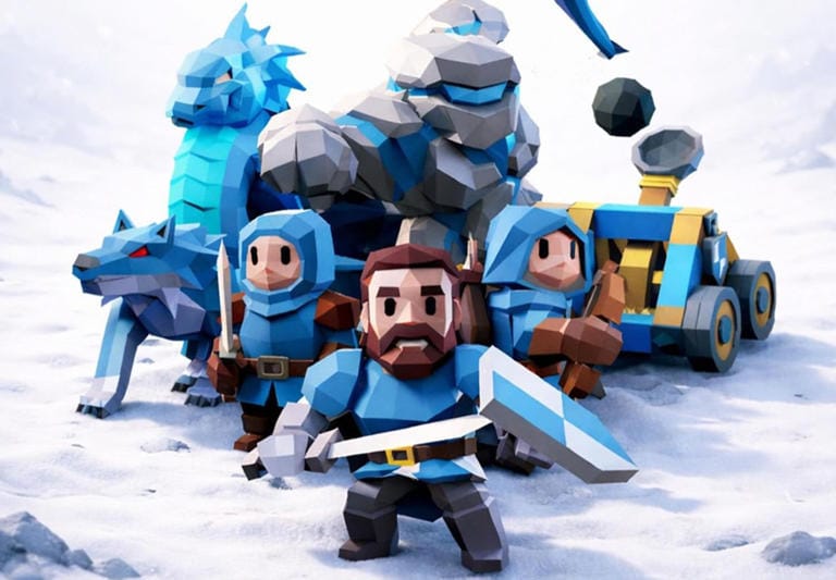 High resolution product overview of new Android games release