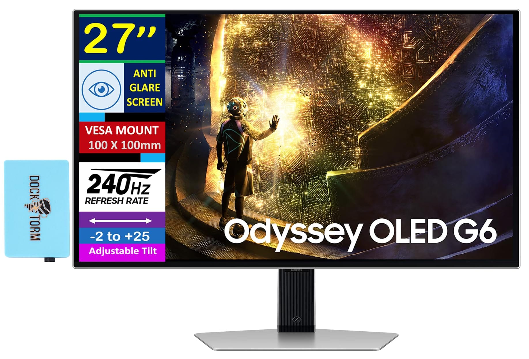 Samsung Odyssey G6 Gaming Monitor Review: Is 1,100Hz Real? High resolution product overview of Samsung Odyssey G6 gaming