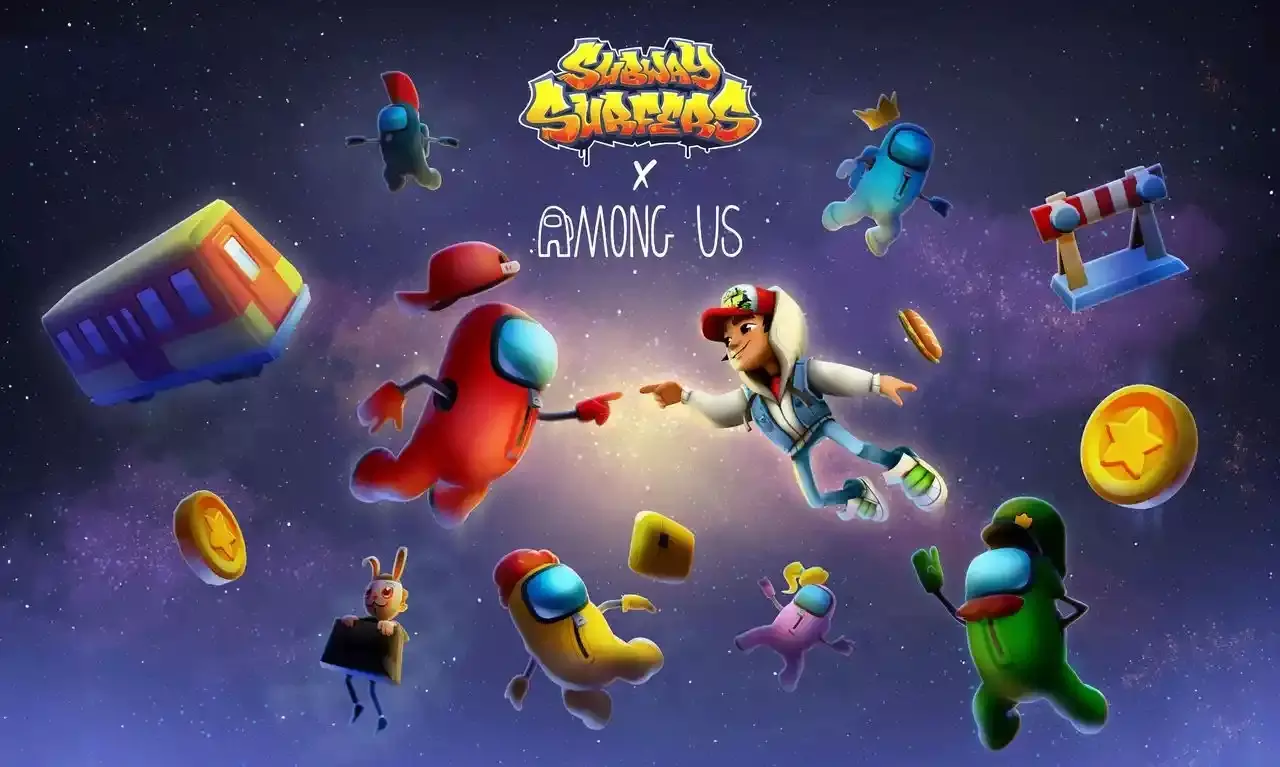 High resolution product overview of Subway Surfers Among Us