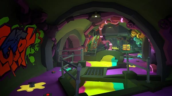 Hands-on close-up showing features of Amelia's Escape VR review